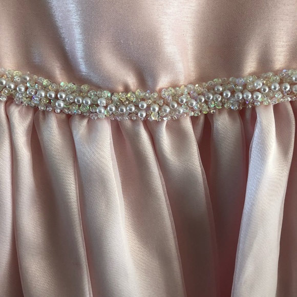 Girls junior brides maid or flower girl dress - Picture 4 of 8